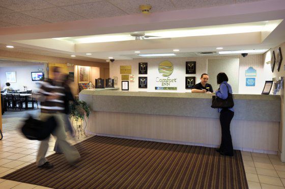 Comfort Inn Рехобот Бич Интерьер фото